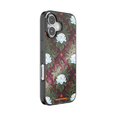 Secondary image for hover Mirror Lush White Lotus — iPhone 16 MagSafe Case