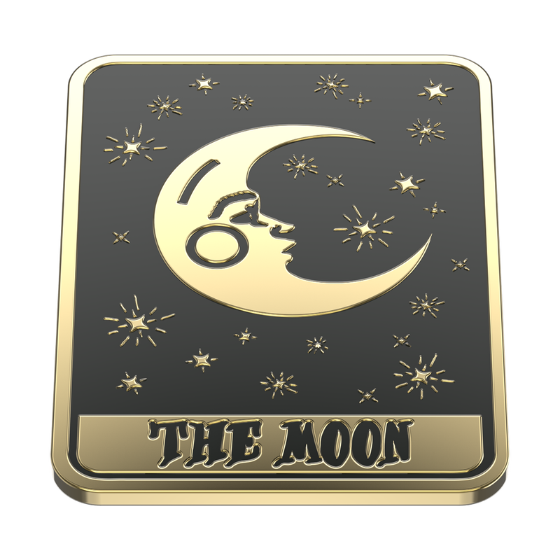 Enamel Tarot Card Moon image number 9