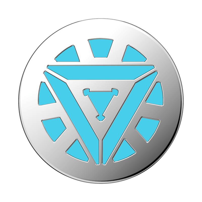 Enamel Glow-in-the-Dark Arc Reactor — Adhesive PopGrip image number 1