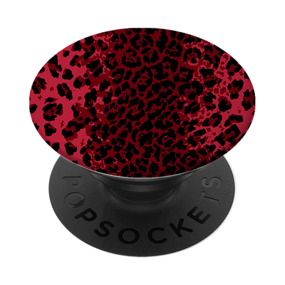 Secondary image for hover Richmond & Finch Case Red Leopard + Matching PopGrip