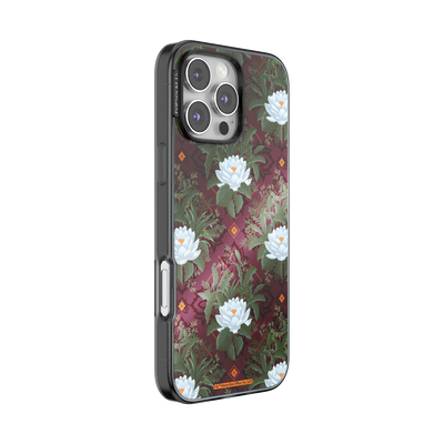 Secondary image for hover Mirror Lush White Lotus — iPhone 16 Pro Max MagSafe Case