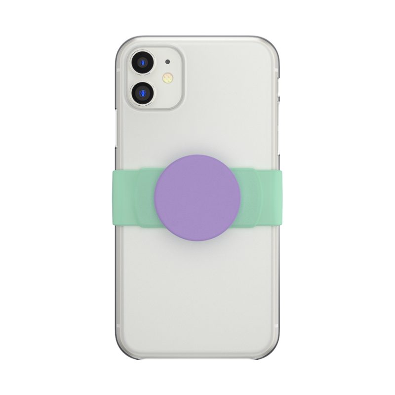 PopGrip Slide Stretch Iris Mint with Rounded Edges image number 1