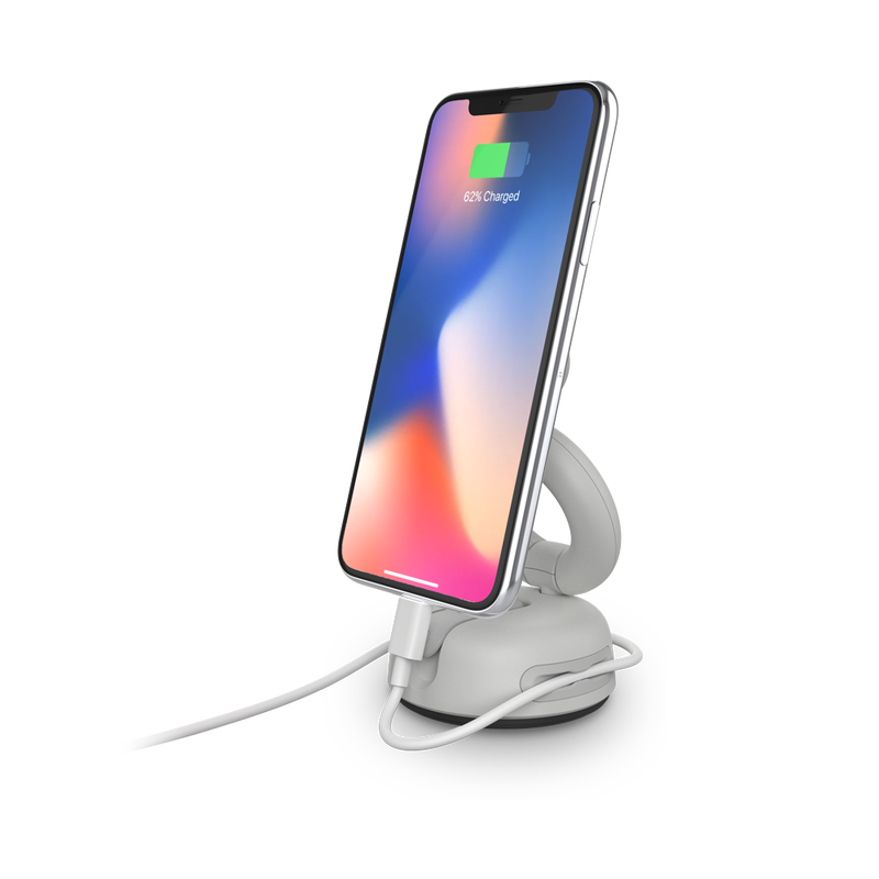 White — Car & Desk Mount image number 1