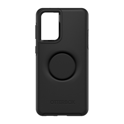 Otter + Pop Symmetry Series Case Black for Samsung S21