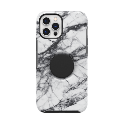 Otter + Pop Symmetry Series Case White Marble — iPhone 12 Pro Max