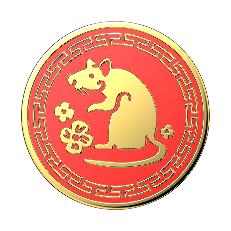 Enamel Year of The Rat 2020 — Adhesive PopGrip image number 1