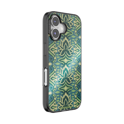 Secondary image for hover Mirror White Lotus Textile — iPhone 16 MagSafe Case