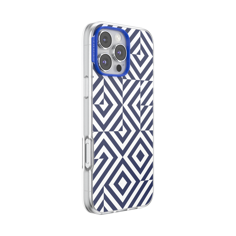 Tiled Navy — iPhone 16 Pro Max MagSafe Case image number 1