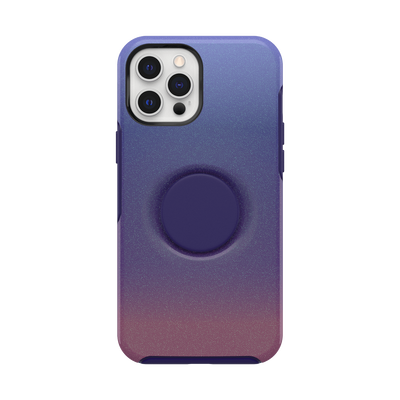 Otter + Pop Symmetry Series Case Violet Dusk — iPhone 12 Pro Max