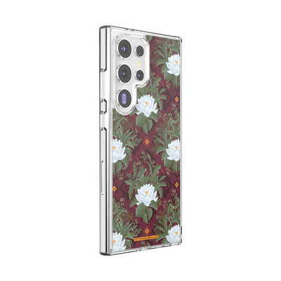 Secondary image for hover Lush White Lotus — Samsung Galaxy S24 Ultra MagSafe Case