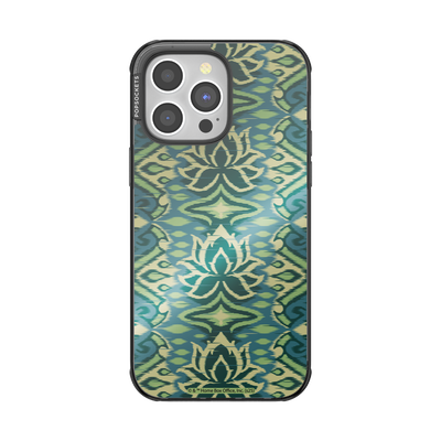 Mirror White Lotus Textile — iPhone 14 Pro Max MagSafe Case