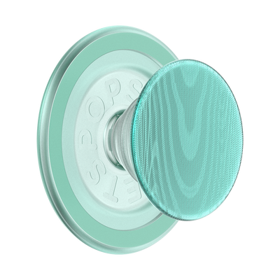 Aluminum Moire Turquoise — MagSafe PopGrip