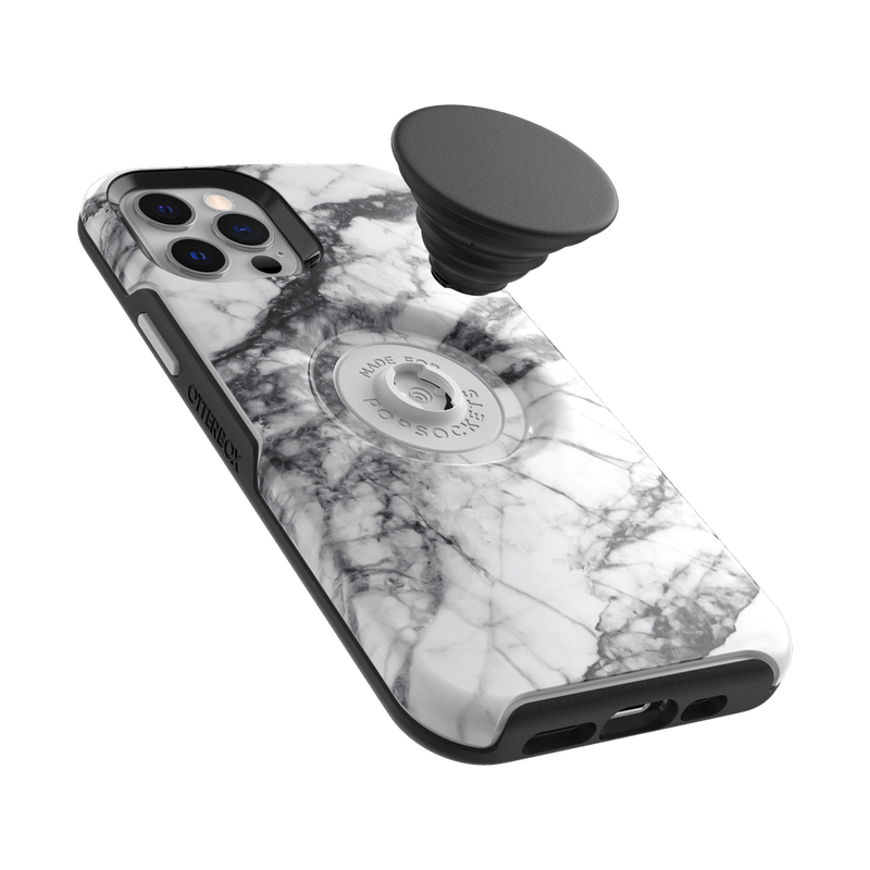 Otter + Pop Symmetry Series Case White Marble — iPhone 12/12 Pro image number 3