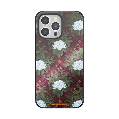 Mirror Lush White Lotus — iPhone 14 Pro Max MagSafe Case
