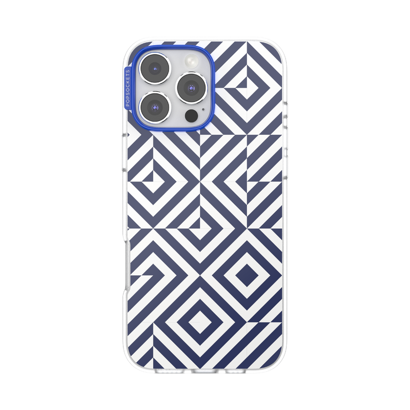 Tiled Navy — iPhone 16 Pro Max MagSafe Case image number 0