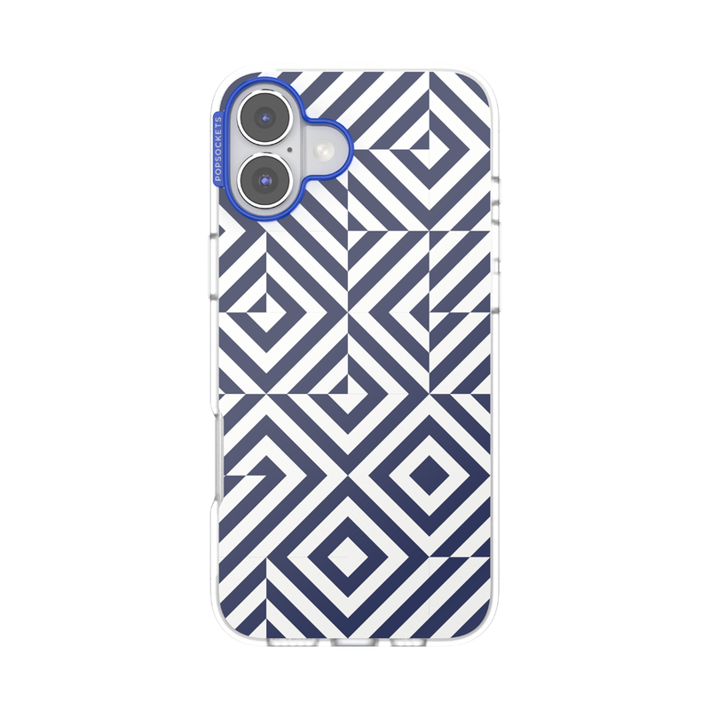 Tiled Navy — iPhone 16 Plus MagSafe Case image number 0