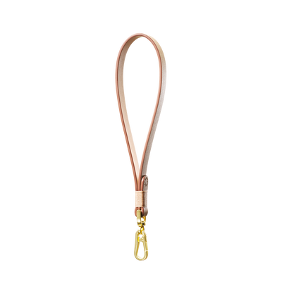 Vegan Leather Tan — Phone Wristlet