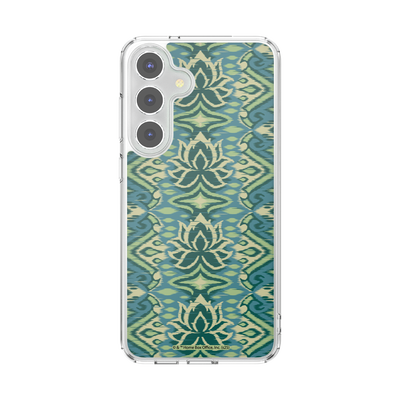 White Lotus Textile — Samsung Galaxy S25 Plus MagSafe Case