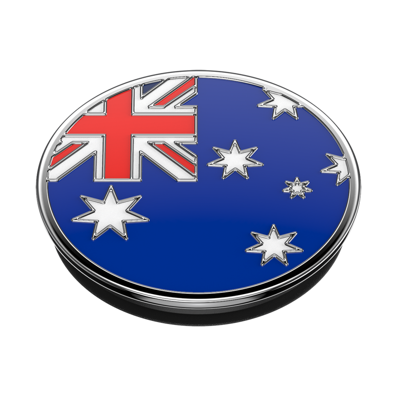 Enamel Australian Flag — Adhesive PopGrip image number 2