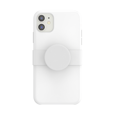 PopGrip Slide Apple White — iPhone 11