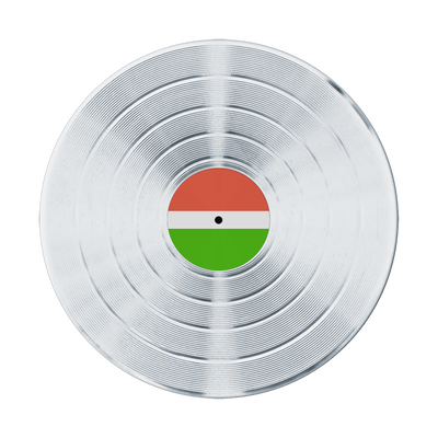 Secondary image for hover Backspin Aluminum 45rpm Silver — Adhesive PopGrip