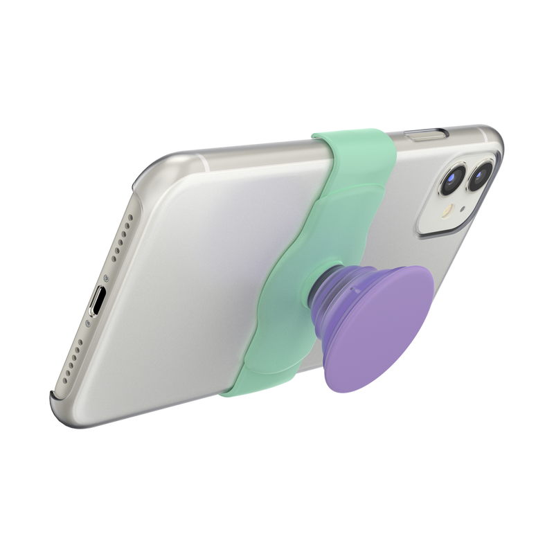 PopGrip Slide Stretch Iris Mint with Rounded Edges image number 9