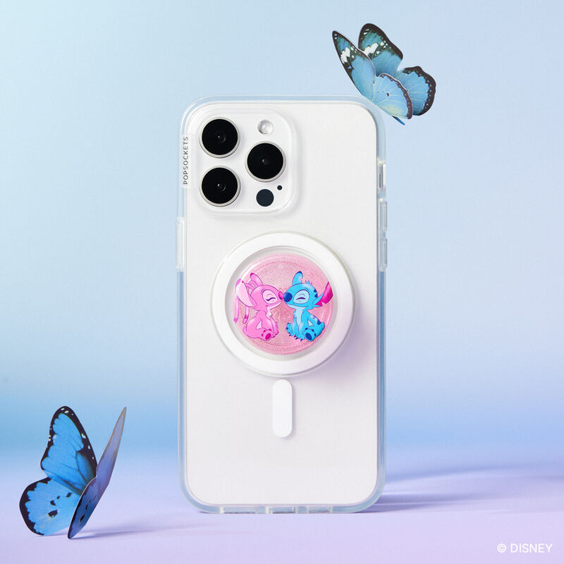 Glitter Angel & Stitch Forever — Adhesive PopGrip image number 2