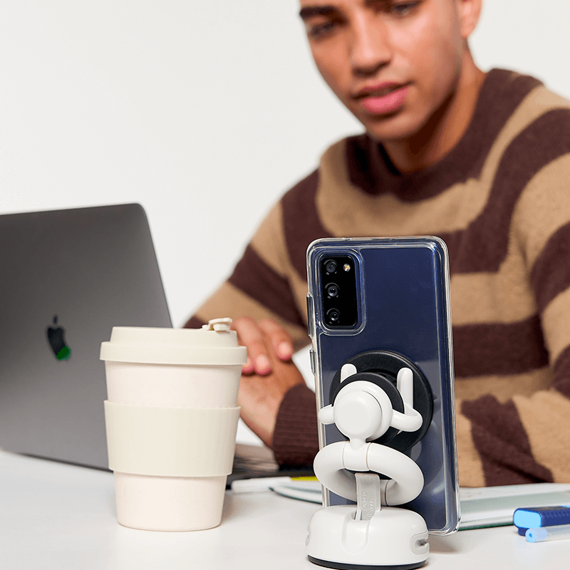White — Car & Desk Mount image number 3