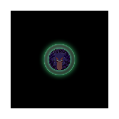 Secondary image for hover Pokémon - MagSafe PopGrip Glow in the Dark Ghost Gengar