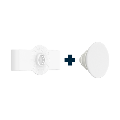 Secondary image for hover PopGrip Slide Apple White — iPhone 11