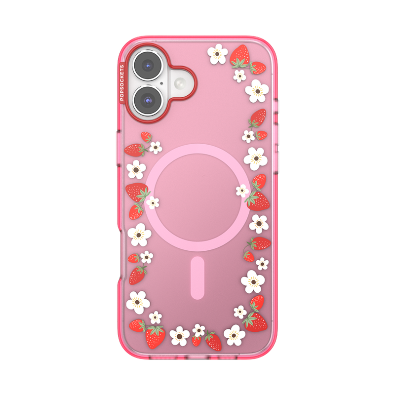 Strawberry Frame — iPhone 16 Plus MagSafe Case image number 0