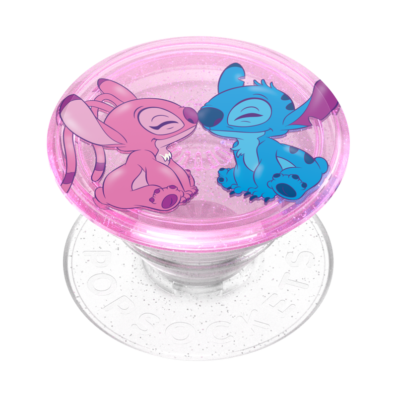 Glitter Angel & Stitch Forever — Adhesive PopGrip image number 0